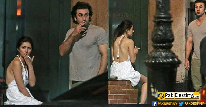 Mahira Khan Sex Naked - Semi Nude Mahira Caught Dating/Smoking with Ranbir in New York - PakDestiny