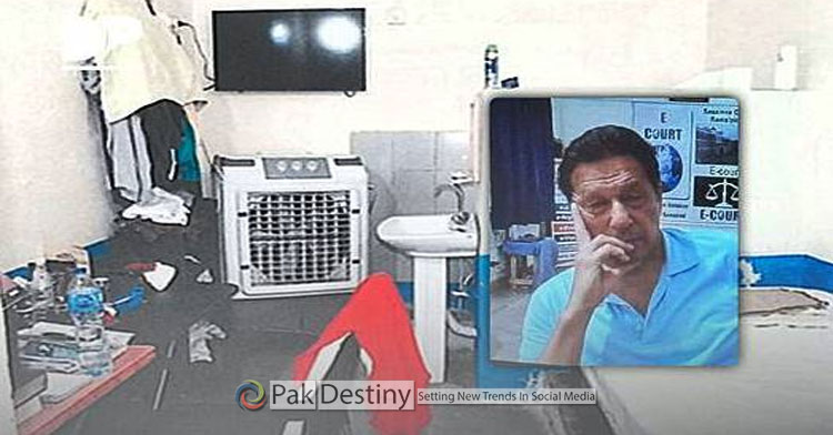 Imran Khan is kept in a solitary confinement -- released picture of Adiala Jail cell of Khan opens a new Pandora Box